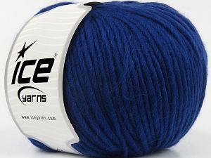 Pure Wool Bulky Koyu Mavi