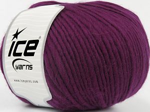 Pure Wool Bulky Koyu Fuşya
