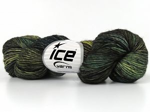 Hand Dyed Superwash Merino Turkuaz Yeşil Tonları