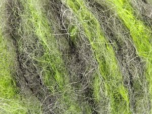 Kid Mohair Alpaca Color Gri Tonları Yeşil Tonları