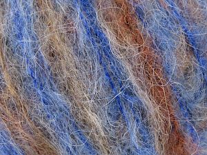Kid Mohair Alpaca Color Saxe Blue Turuncu Gri Deve Tüyü Bej