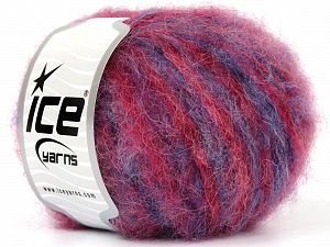 Kid Mohair Alpaca Color Kırmızı Tonları Mor