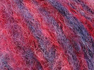 Kid Mohair Alpaca Color Kırmızı Tonları Mor