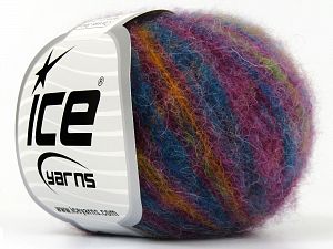 Caress Baby Alpaca Color Turkuaz Mor Turuncu Yeşil