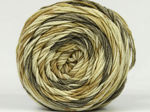 Jacquard Cotton Açık Gri Krem Tonları