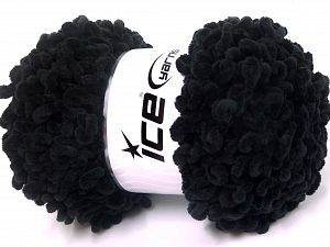 Chenille Boucleron Siyah