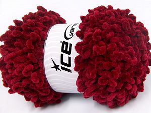 Chenille Boucleron Bordo