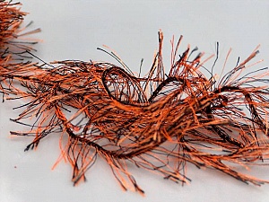 Eyelash 100gr Orange, Black