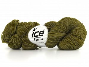 Hand Dyed Merino Extrafine Haki
