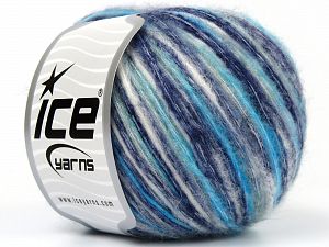 Rock N Wool Beyaz Turkuaz Tonları Mor