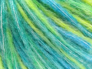 Rock N Wool Turkuaz Tonları Yeşil Tonları