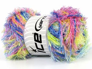 Eyelash Rainbow Sarı Pembe Yeşil Mavi