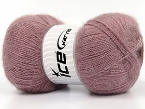 Mohair Pastel Koyu Orkide