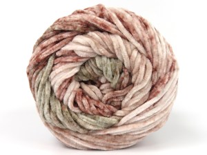 Chenille Splash Pembe tonları Bordo Kahverengi Tonları