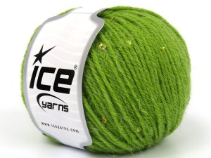 Alpaca Paillette Pistachio Green