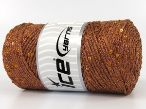 Macrame Glitz Paillette Bakır
