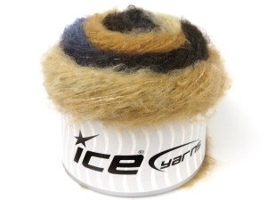 Cakes Fancy Mohair Kot Mavisi Kahverengi Tonları