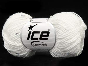 Natural Cotton Light Paillette Beyaz