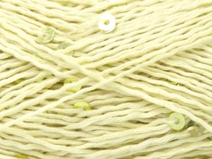 Natural Cotton Light Paillette Light Cream