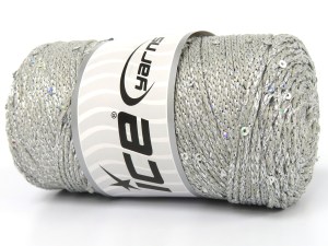 Macrame Glitz Paillette Gümüş