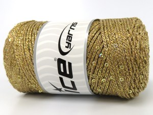 Macrame Glitz Paillette Altın