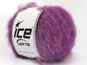 Chancy Mohair Mor Tonları Ekru