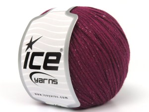 Viscose Glitz Bordo
