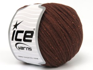 Viscose Glitz Kahverengi