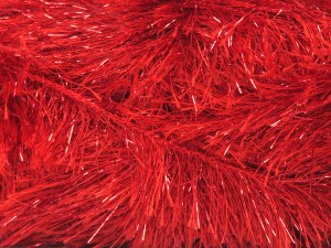 Fiber Content 75% Polyester, 25% Metallic Lurex, Red, Brand Ice Yarns, fnt2-83889