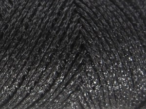 Fiber Content 100% Metallic Lurex, Brand Ice Yarns, Black, fnt2-84233