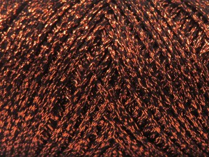 Fiber Content 100% Metallic Lurex, Brand Ice Yarns, Dark Brown, Copper, fnt2-84237