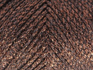 Fiber Content 100% Metallic Lurex, Brand Ice Yarns, Camel, Brown, fnt2-84241