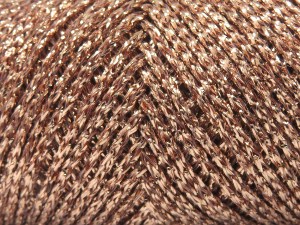 Fiber Content 100% Metallic Lurex, Brand Ice Yarns, Camel, Beige, fnt2-84243