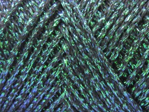 Fiber Content 100% Metallic Lurex, Brand Ice Yarns, Grey, Green, fnt2-84259