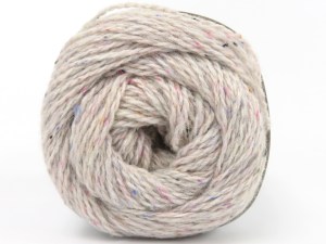Made with 100% recycled wool, the item is an eco-friendly choice that supports sustainable craftmanship. The gauge we given is for 5 mm knitting needles. Fiber Content 100% Wool, Brand Ice Yarns, Ecru, fnt2-84331