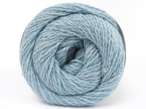 Made with 100% recycled wool, the item is an eco-friendly choice that supports sustainable craftmanship. The gauge we given is for 5 mm knitting needles. Fiber Content 100% Wool, Light Blue, Brand Ice Yarns, fnt2-84340