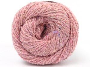 Made with 100% recycled wool, the item is an eco-friendly choice that supports sustainable craftmanship. The gauge we given is for 5 mm knitting needles. Fiber Content 100% Wool, Light Pink, Brand Ice Yarns, fnt2-84341