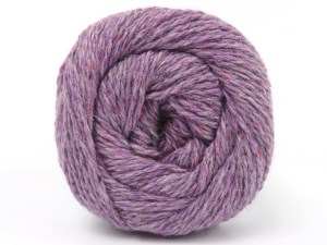 Made with 100% recycled wool, the item is an eco-friendly choice that supports sustainable craftmanship. The gauge we given is for 5 mm knitting needles. Fiber Content 100% Wool, Light Lilac, Brand Ice Yarns, fnt2-84344