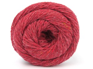 Made with 100% recycled wool, the item is an eco-friendly choice that supports sustainable craftmanship. The gauge we given is for 5 mm knitting needles. Fiber Content 100% Wool, Tomato Red, Brand Ice Yarns, fnt2-84347