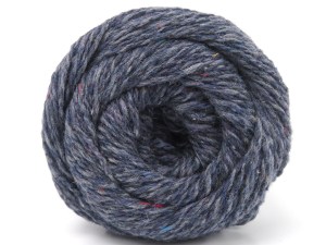 Made with 100% recycled wool, the item is an eco-friendly choice that supports sustainable craftmanship. The gauge we given is for 5 mm knitting needles. Fiber Content 100% Wool, Jeans Blue, Brand Ice Yarns, fnt2-84349