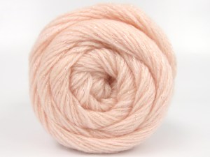 The gauge we given is for 4 mm knitting needles. Fiber Content 75% Premium Acrylic, 5% Metallic Lurex, 20% Merino Wool, Brand Ice Yarns, Baby Pink, fnt2-84603