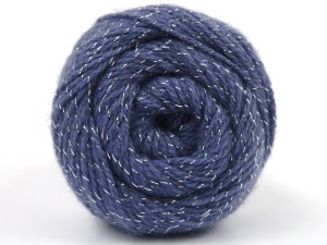 The gauge we given is for 4 mm knitting needles. Fiber Content 75% Premium Acrylic, 5% Metallic Lurex, 20% Merino Wool, Brand Ice Yarns, Bluish Lilac, fnt2-84613