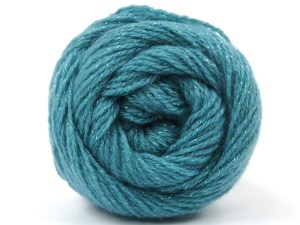 The gauge we given is for 4 mm knitting needles. Fiber Content 75% Premium Acrylic, 5% Metallic Lurex, 20% Merino Wool, Light Turquoise, Brand Ice Yarns, fnt2-84614