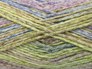 The gauge we given is for 6 mm knitting needles. Fiber Content 50% Antipilling Acrylic, 50% Cotton, Purple, Lilac, Brand Ice Yarns, Green, Brown, Blue, fnt2-84623