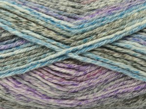 The gauge we given is for 6 mm knitting needles. Fiber Content 50% Antipilling Acrylic, 50% Cotton, Turquoise, Brand Ice Yarns, Grey, Burgundy, Brown, fnt2-84624