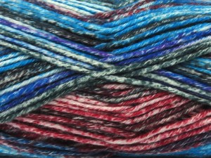 The gauge we given is for 6 mm knitting needles. Fiber Content 50% Antipilling Acrylic, 50% Cotton, Turquoise, Red, Maroon, Brand Ice Yarns, Green, Blue, fnt2-84633