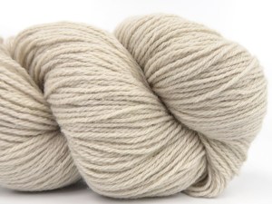Fiber Content 55% Merino Wool, 45% Organic Cotton, Light Beige, Brand Ice Yarns, fnt2-84642