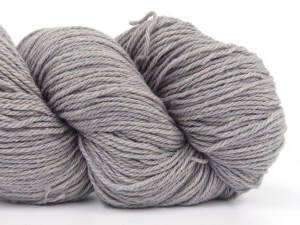 Fiber Content 55% Merino Wool, 45% Organic Cotton, Light Grey, Brand Ice Yarns, fnt2-84646
