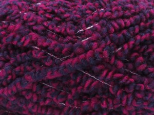 The gauge we given is for 8 mm knitting needles. Fiber Content 65% Premium Acrylic, 5% Polyester, 30% Merino Wool, Purple, Brand Ice Yarns, Dark Fuchsia, fnt2-84739