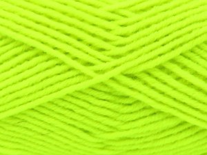 Fiber Content 50% Acrylic, 50% Wool, Neon Green, Brand Ice Yarns, fnt2-84814